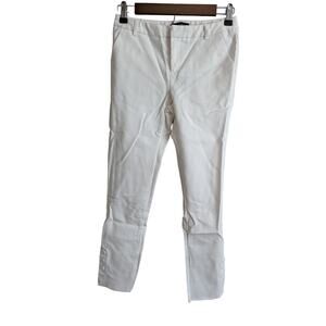 Voir Executives Womens Sz XS Ankle Length Skinny Career Pants White